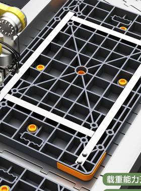 小推搬车拉车商拖车平板车仓叠库用运车家用快F975J87M递折轻便拉