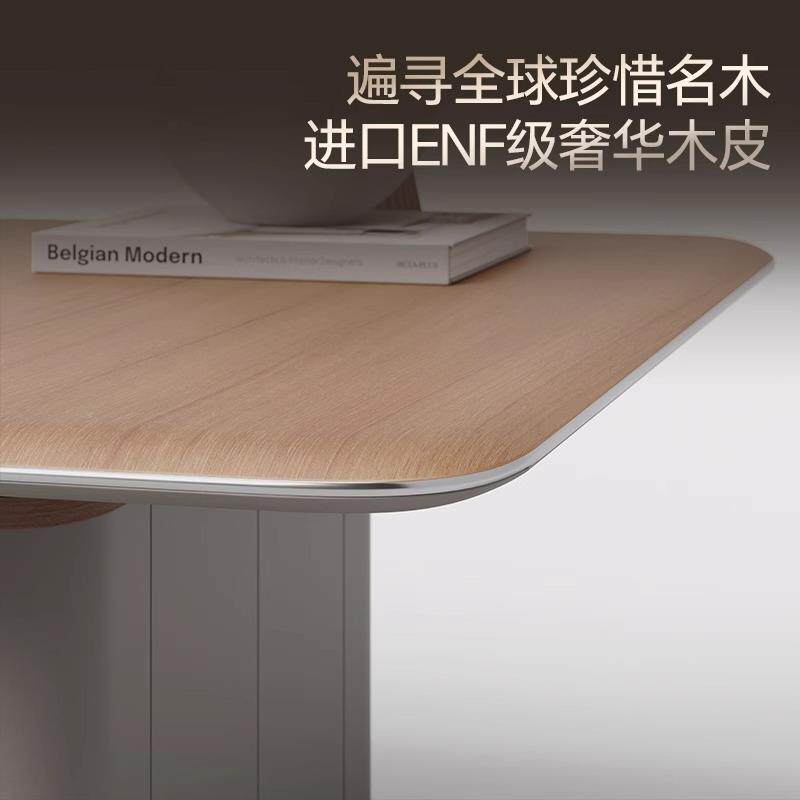 议现桌长桌椅组合代简约大小会XS议室会长条型桌开会桌洽谈办公桌
