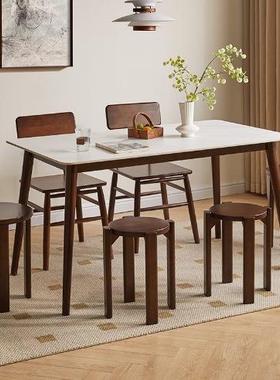 创意实11499木凳子套装多功能凳组合餐厅凳矮卧子室圆凳椅板凳胡