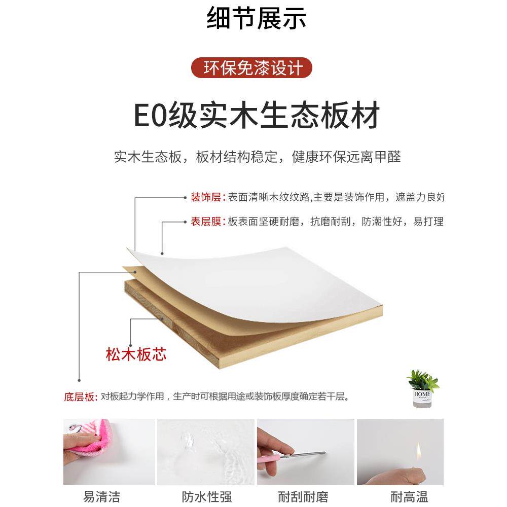 实儿木架落地书柜窗台童书架卧室白色学阳生飘窗柜书台收纳置YJR