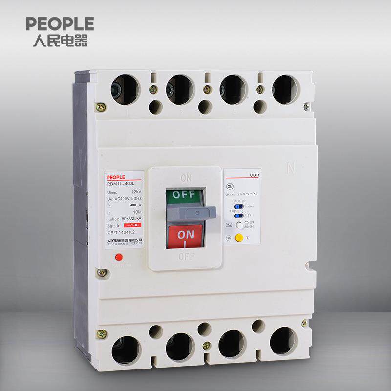 中国人电器MZFODM1L民-400剩余电流动作漏电保护断路器家用空气开