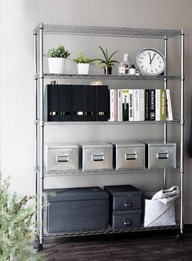 款304收不锈钢卧室家新行李KJZ箱置物架5层玩具衣物纳整理架用架