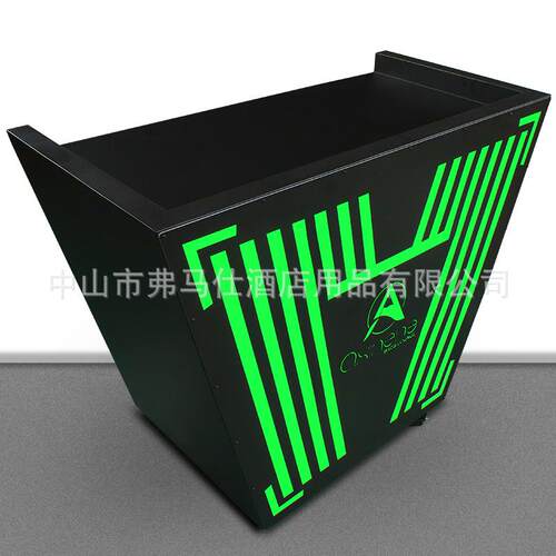 吧DJ打碟台KT包厢发光可移动V红dDPQj台派对铁艺音响桌架网酒厂家