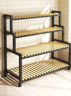 花架客厅地花式阳台置物架内铁艺多肉室落多HJ005201层阶梯式花架