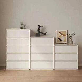 实五斗柜白色奶厂家直供油柜柜客厅多层储物斗简柜约卧室免安装家