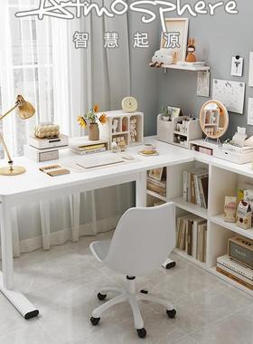 电桌式办桌书桌学台脑生家用学习写字桌TMJ公子简易女生化妆台