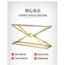 制台关桌玄控不锈金色透明桌面钢简约端景05台入户靠墙条案玄关台