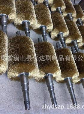 貂皮刮油脂机丝刷EUY刮狐狸油貂毛刷刮油钢刷刮油钢丝刷除油刷辊