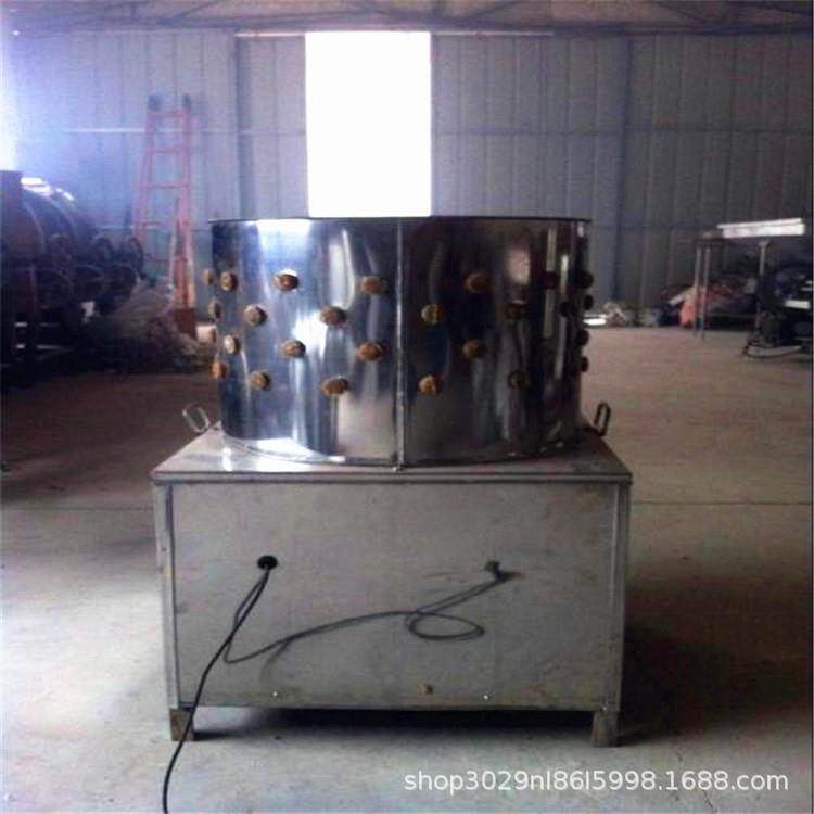 商用不锈钢电去动全自动毛毛拔毛机家禽脱机滚DVA鸡鸭鹅筒式脱毛