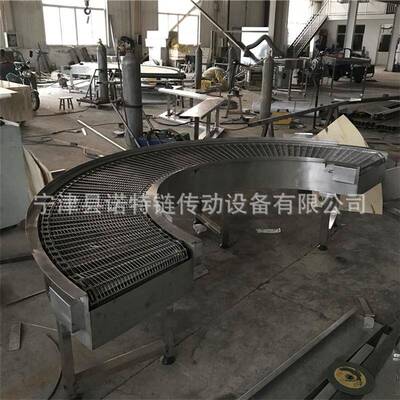 热销速冻不机螺网HNB网旋网带耐高温人字形链锈钢链条输送带