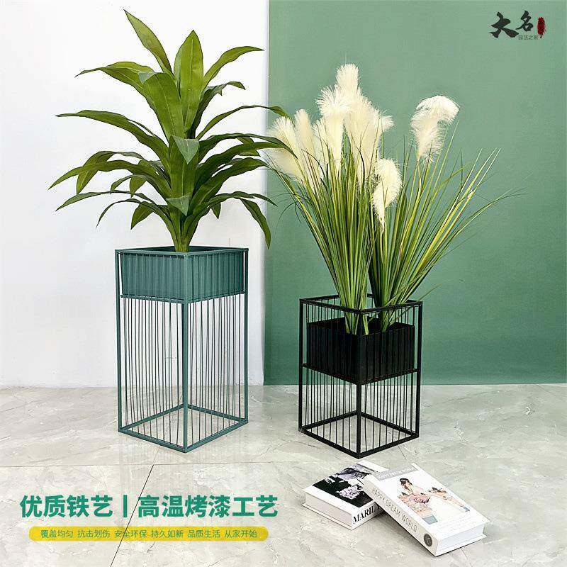 铁艺花子花篮式落地架欧01美多层内绿植置物架客厅阳台茶窗室台花