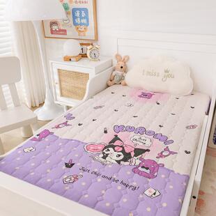 下F984QRW9库洛米儿童棉厚夹棉上铺拼接加床垫保护套罩1米x2米定
