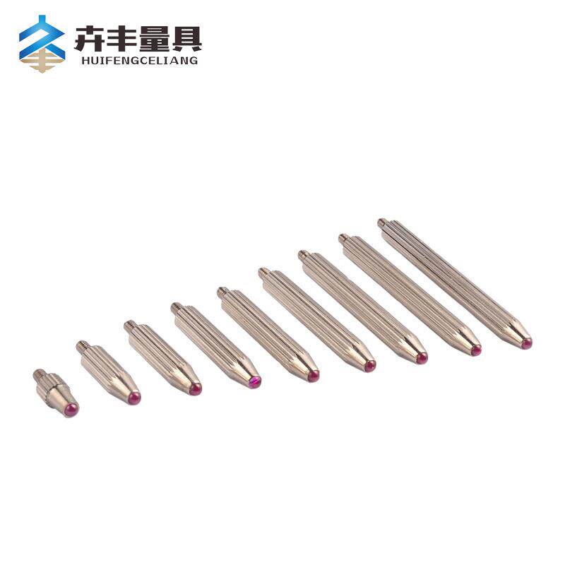 百量表加长测头表针分表分头红宝石表针钨920钢测量头加长测针M2.