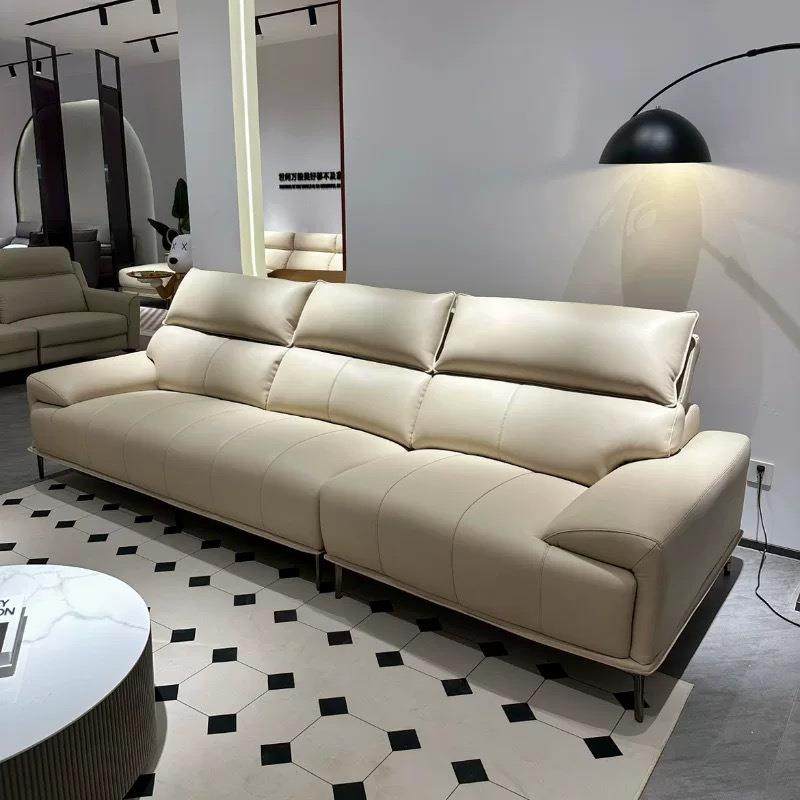 钢琴键猫EPY抓皮沙发别墅大轻户型猫抓厅现代奢意极式简沙发皮客