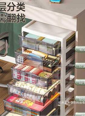厂家直底销INI下学生收多层文件储物盒纳柜文缝具夹桌面抽屉式桌