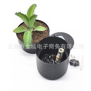 花园盆存钱放置钥匙信用卡隐藏私房钱储物保险箱带锁花园储物