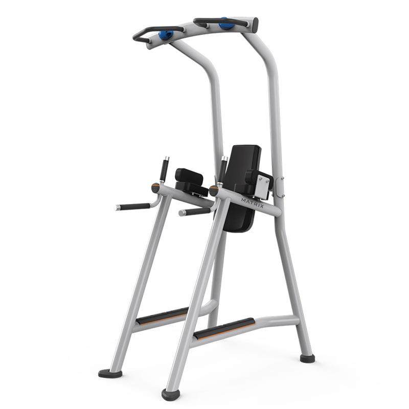 美国MATRIX双杠提膝收腹训练器MG-A63商用单双杠引体向上架