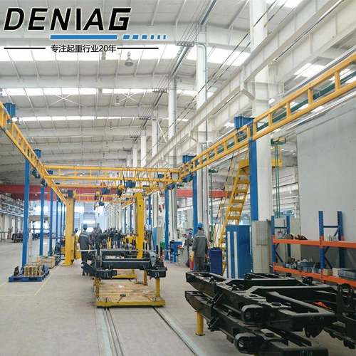 江阴柔性厂家定点销售柔性吊工位吊小车配件悬挂式车间起重起重机