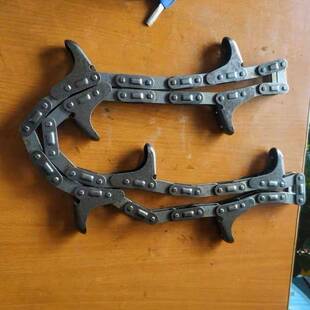 CA555链条天众天人割台拨禾链废铁喜盈盈玉米籽粒收割机配件