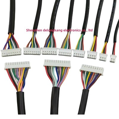 线束定制XH2.54端子连接线2芯-20PTJC3插头线束 UL2464护套线加工