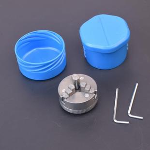 微型车床台磨机五金工具手动三爪卡盘自定心卡盘夹具三爪夹头50mm