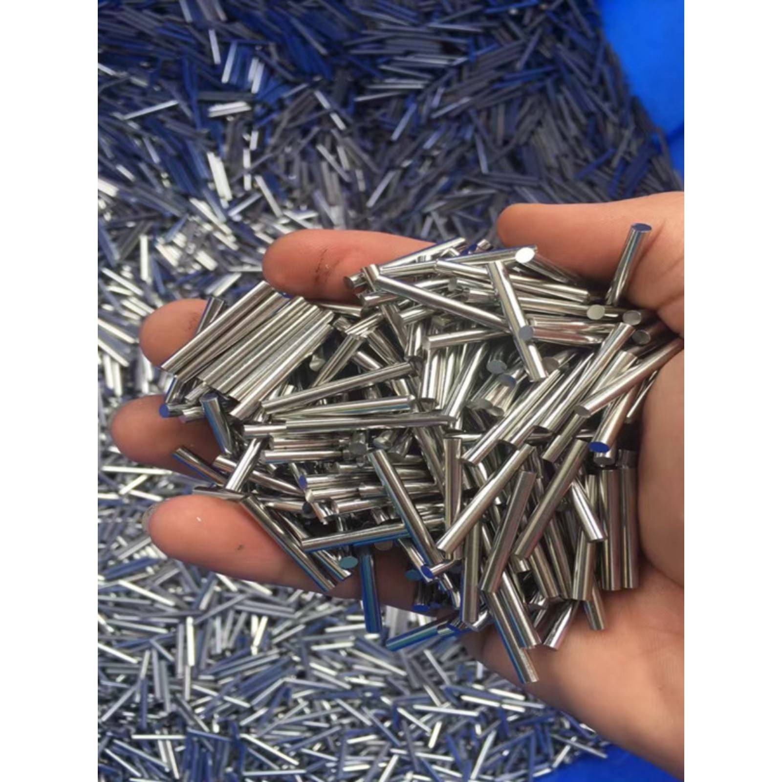 304不锈钢长销条局部冲扁圆柱销201不锈钢定位销固定销实心直销子