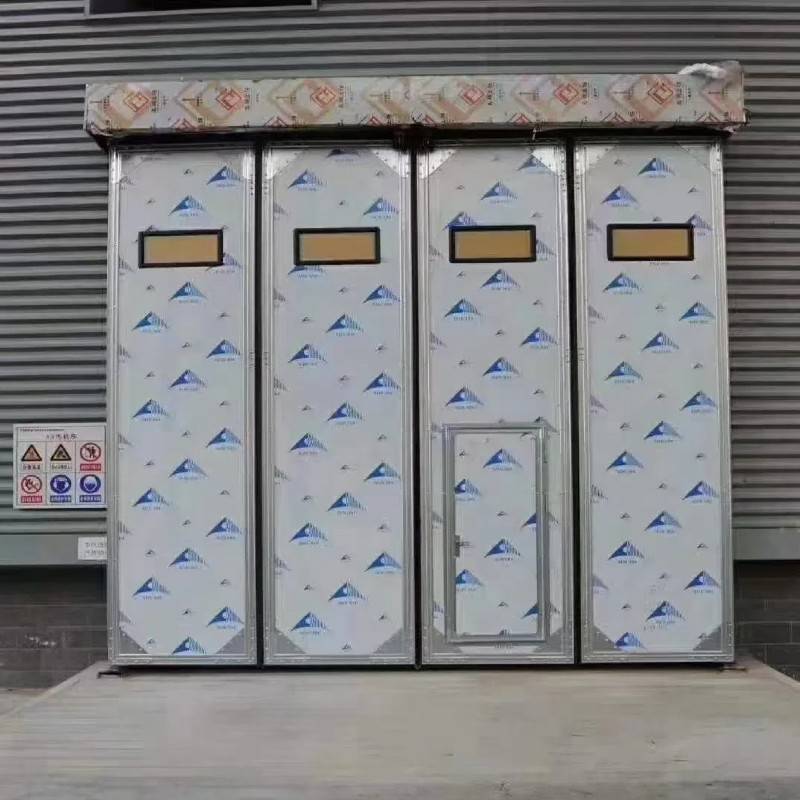 工业折叠门彩钢门夹芯板保温车间夹芯板保温门厂房门库房车库覆合