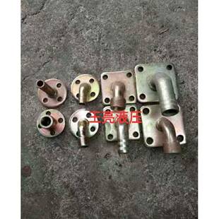 液压齿轮泵法兰接头油泵进出油口接头法兰盘