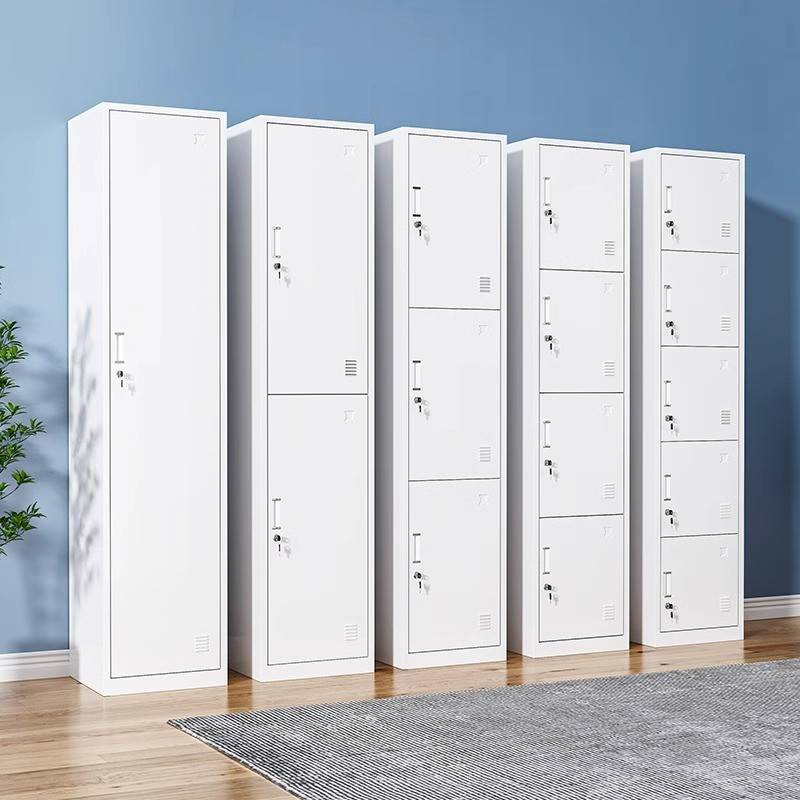 需定制单门更衣柜员工储物柜商用铁皮柜办公室档案收纳柜家用简易