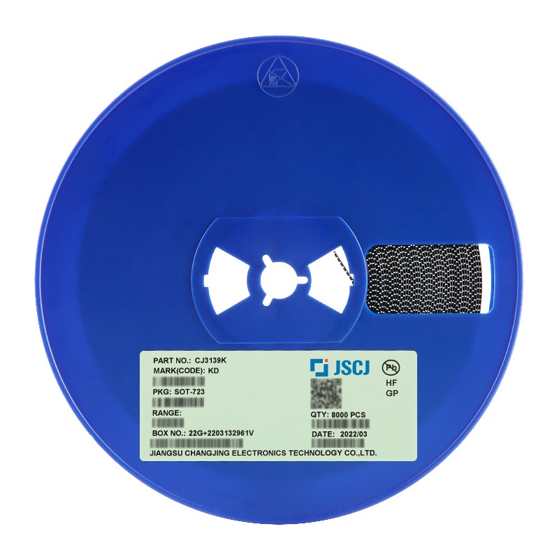 原装CJ3139K KD SOT-723 P沟道 20V 660mA MOSFET场效应管 20祇