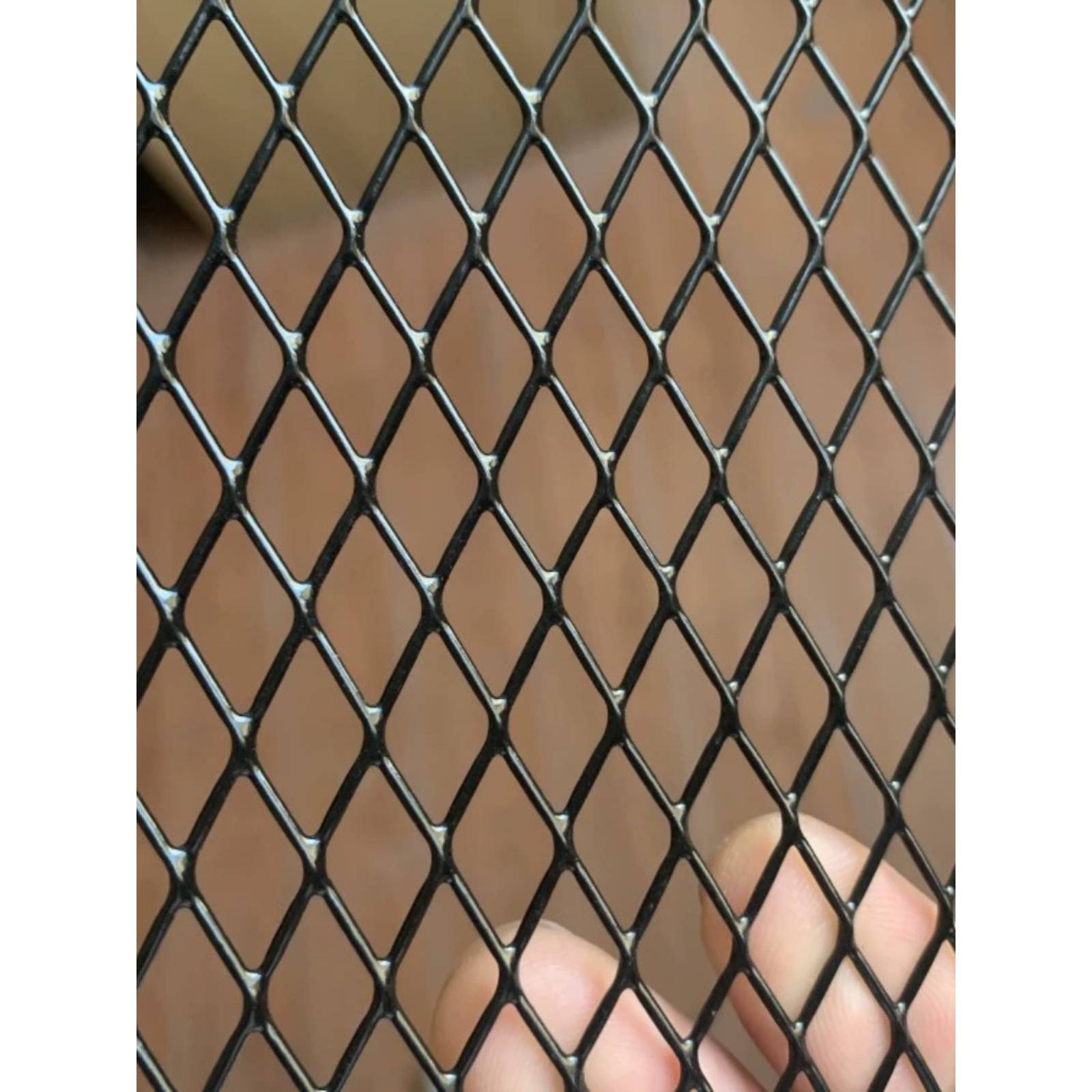 黑色喷塑铁丝网装饰金属钢板网小拉伸菱形网不锈钢冲压网铁板网