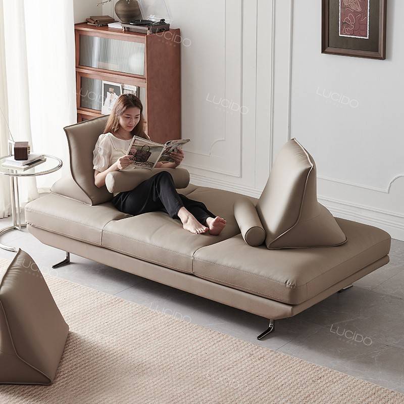 需定制意式极简Prado普拉多沙发小户型双面坐人模块可移动靠背真