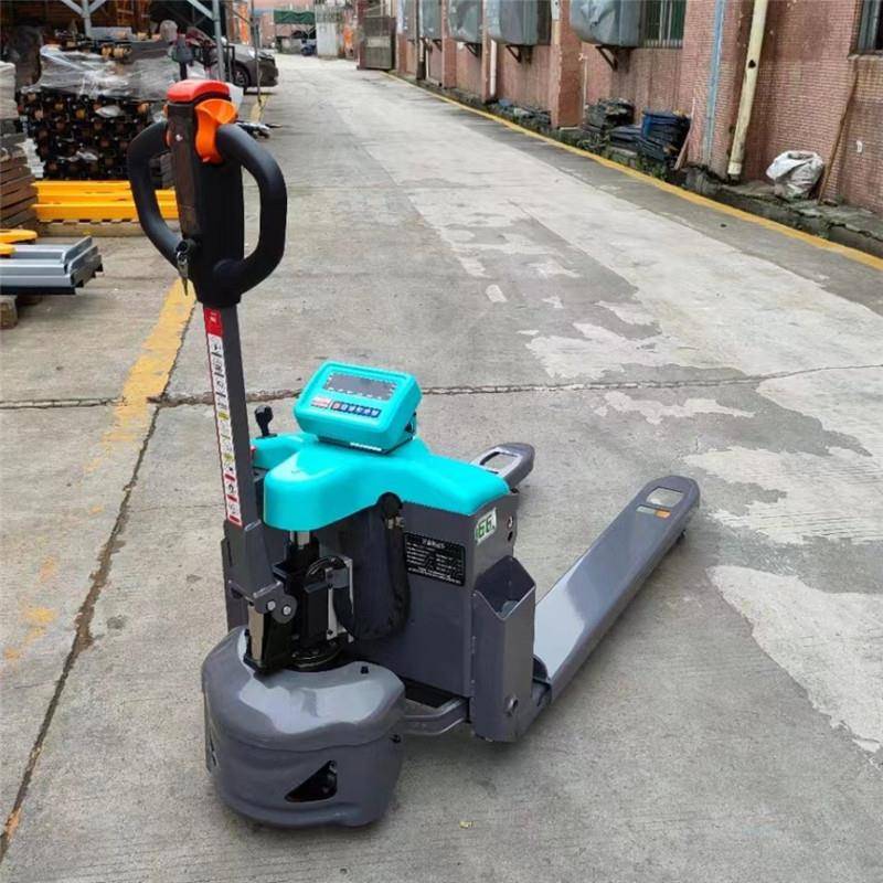 全电动称重搬运车1.5吨叉车称轻便手拉式2吨称重叉车