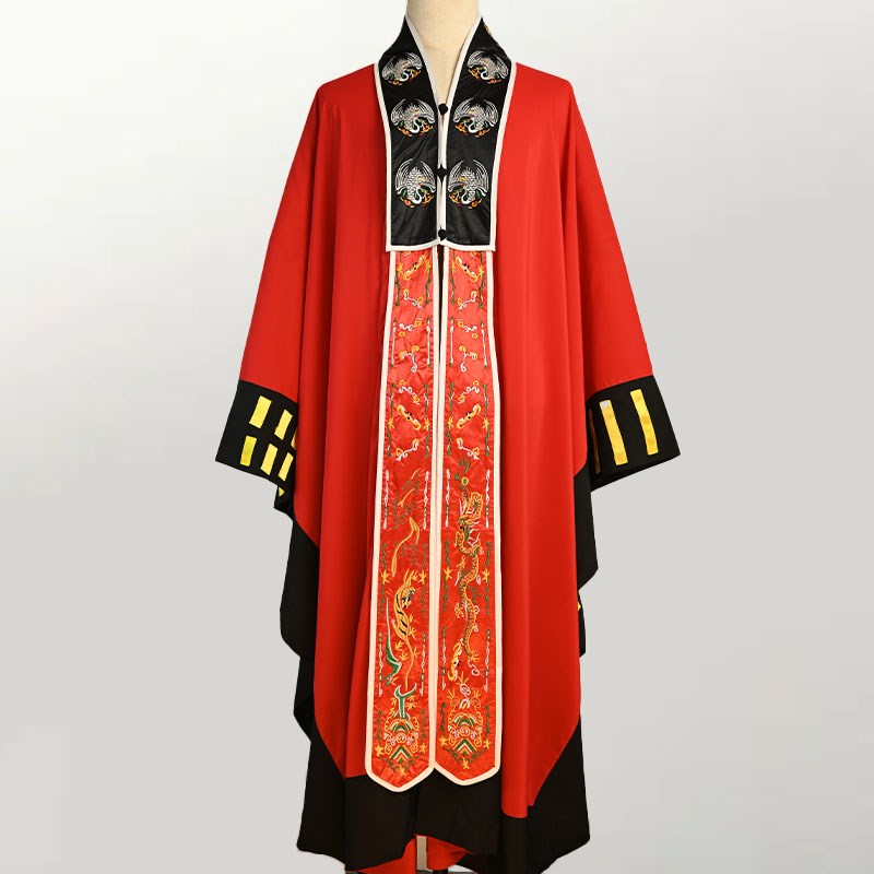 速发道士道袍长袍高功法衣经衣四季款素面经衣演出服法衣服饰道家