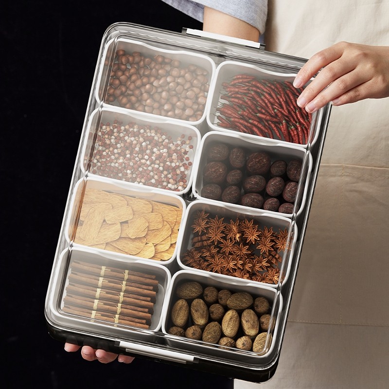 德国品质厨房香料收纳盒干辣椒花椒调料盒佐料大料八角桂皮分装盒,厨房/烹饪用具,调味瓶罐/调料研磨器,淘宝优惠券,粉丝福利购,淘宝优惠卷