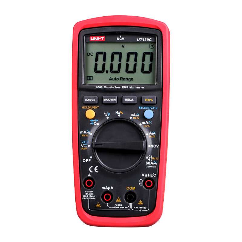 优利德 数字万用表数显式高精度电流表  UT139C