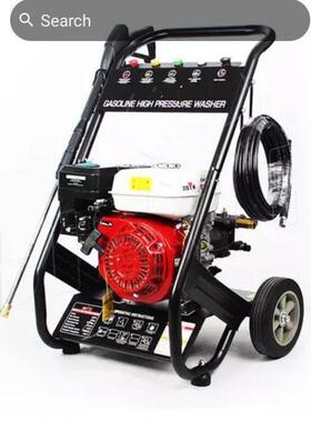 厚品150bar2200psi9lpm 2.4gpm 喷射动力汽油高压清洗机带电机