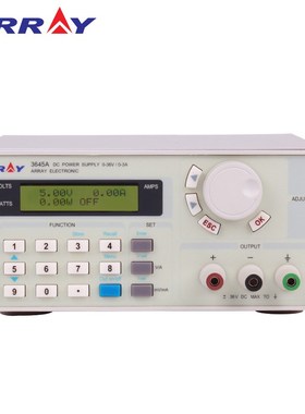ARRAY亚锐3644A/364u5A/3646A单路可编程线性直流电源带背光LCD