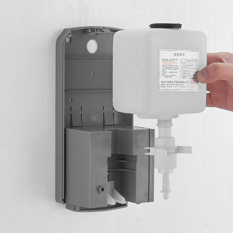 ABS镜后泡沫滴液感应皂液器卫生C间镜柜隐藏壁挂式纸巾架洗手液器