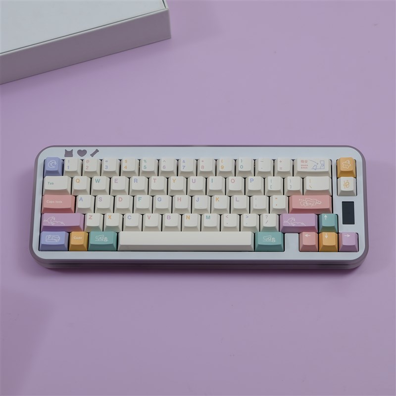 晚安键帽高度PBT五面热升华前行者迈从A磁轴 wooting F99  F87