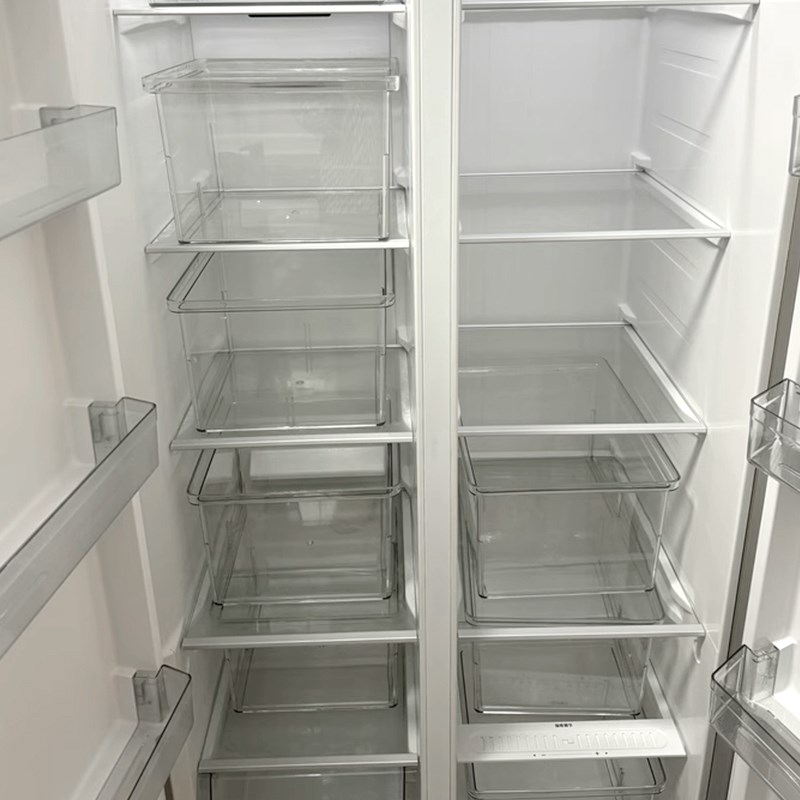 冰箱冷冻收纳盒冷冻o室储藏盒双开门冰箱抽屉整理盒透明食品盒