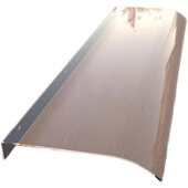 透明无支架隐形雨棚挡雨板家用户外阳台屋檐窗户门头上遮阳防雨搭