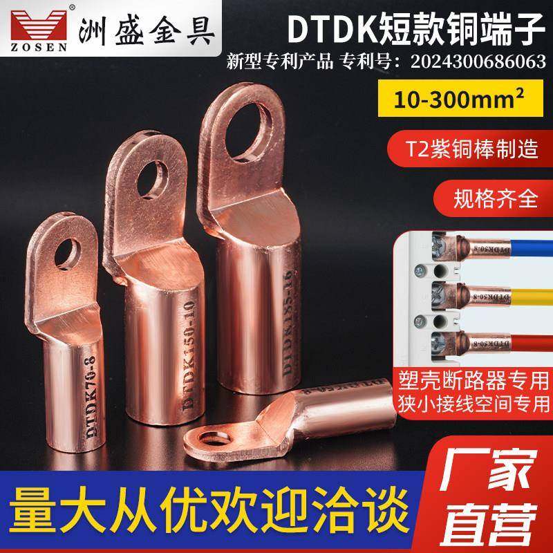 DTDK35/50/70/95-8/10短款SC小方头铜鼻子接线端子塑壳断路器专用