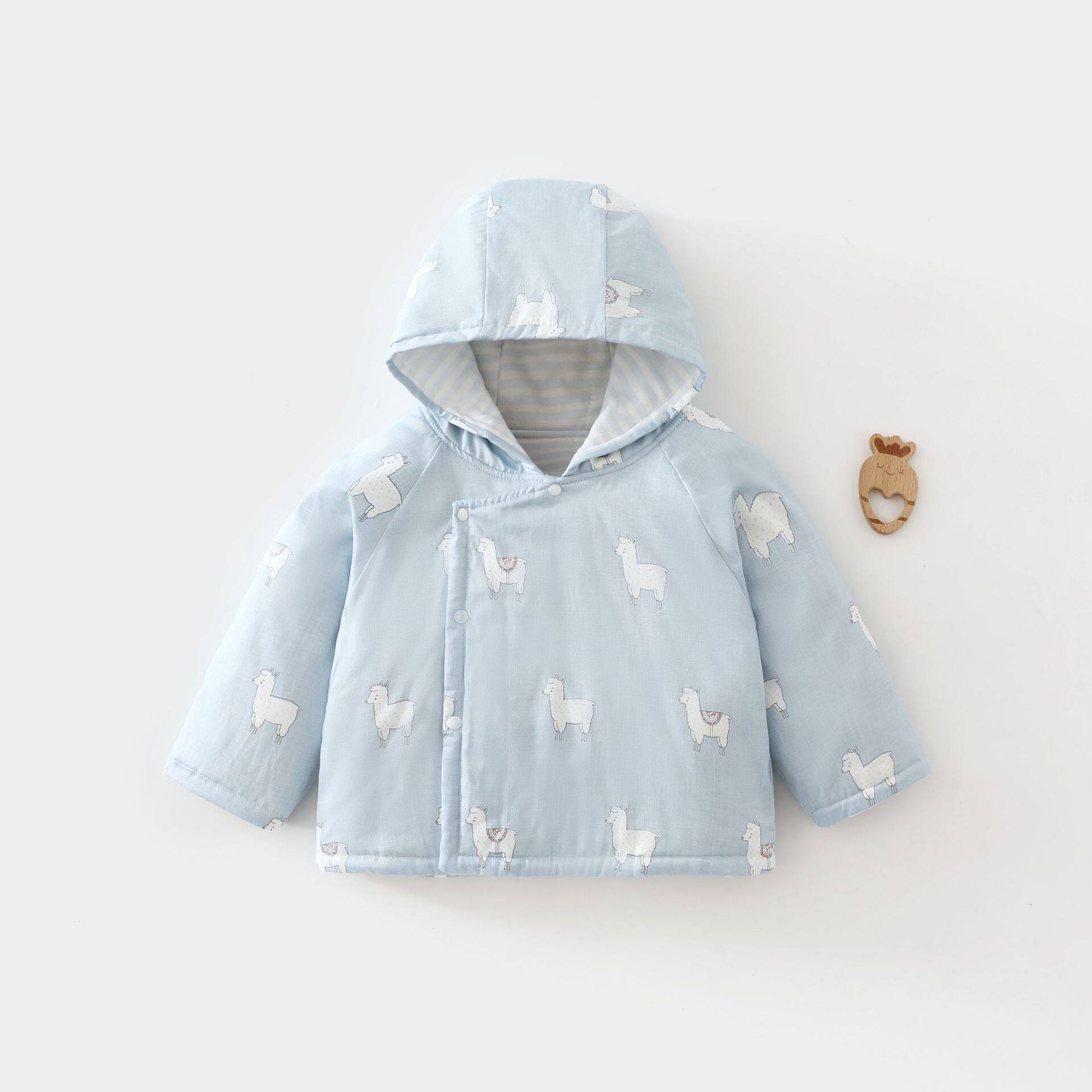 儿童秋冬夹棉加厚棉服婴幼儿秋冬