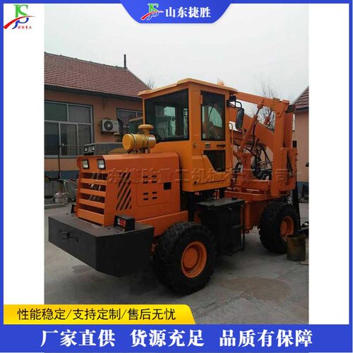 装载式护栏打桩机 建筑工程水泥打桩设备 公路护栏地基钻孔机