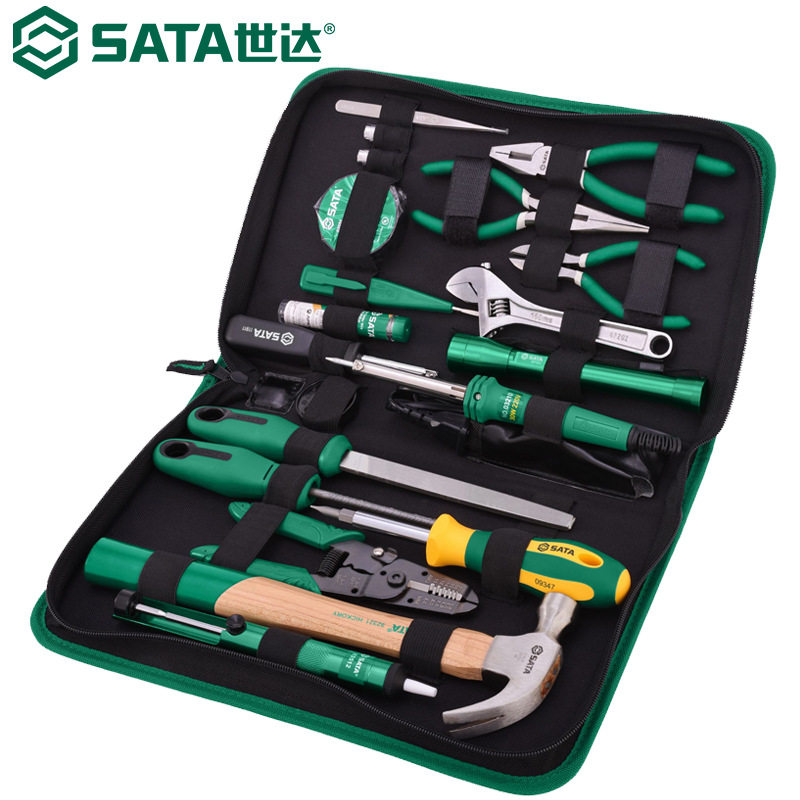 世达03780工具组套25件基本电工维修工具包套装家用组合工具