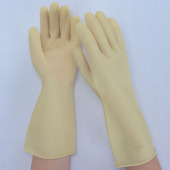 越秀山乳胶手套洗碗手套橡胶手套加厚牛筋手套耐酸碱胶皮手套 包邮