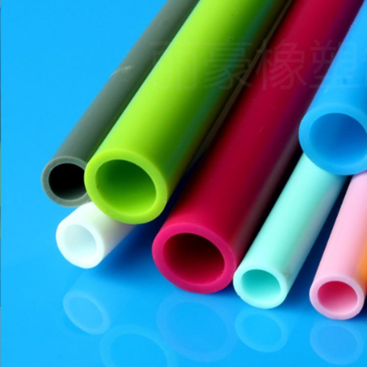 定制绝缘管黑色胶管供应透明硅胶软管彩色套管FDA级耐高温200°