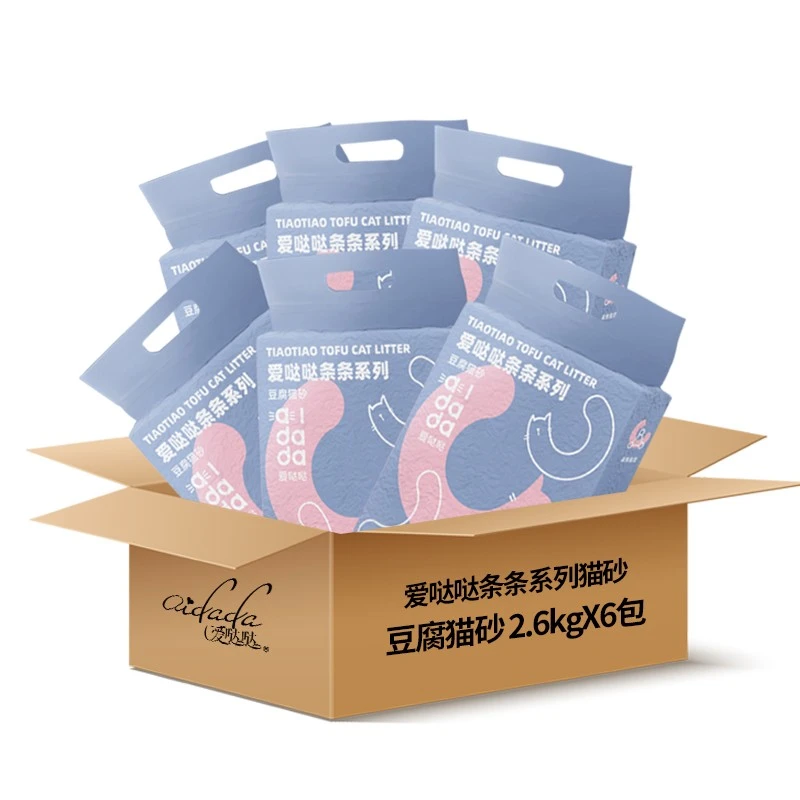 爱哒哒条条系列豆腐猫砂成幼猫原味豆腐砂膨润土豆腐混合砂可冲