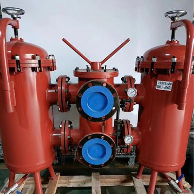 家供应厂DRLF系列SDRLF大流量双筒回压油滤器外接法兰油S滤机械液